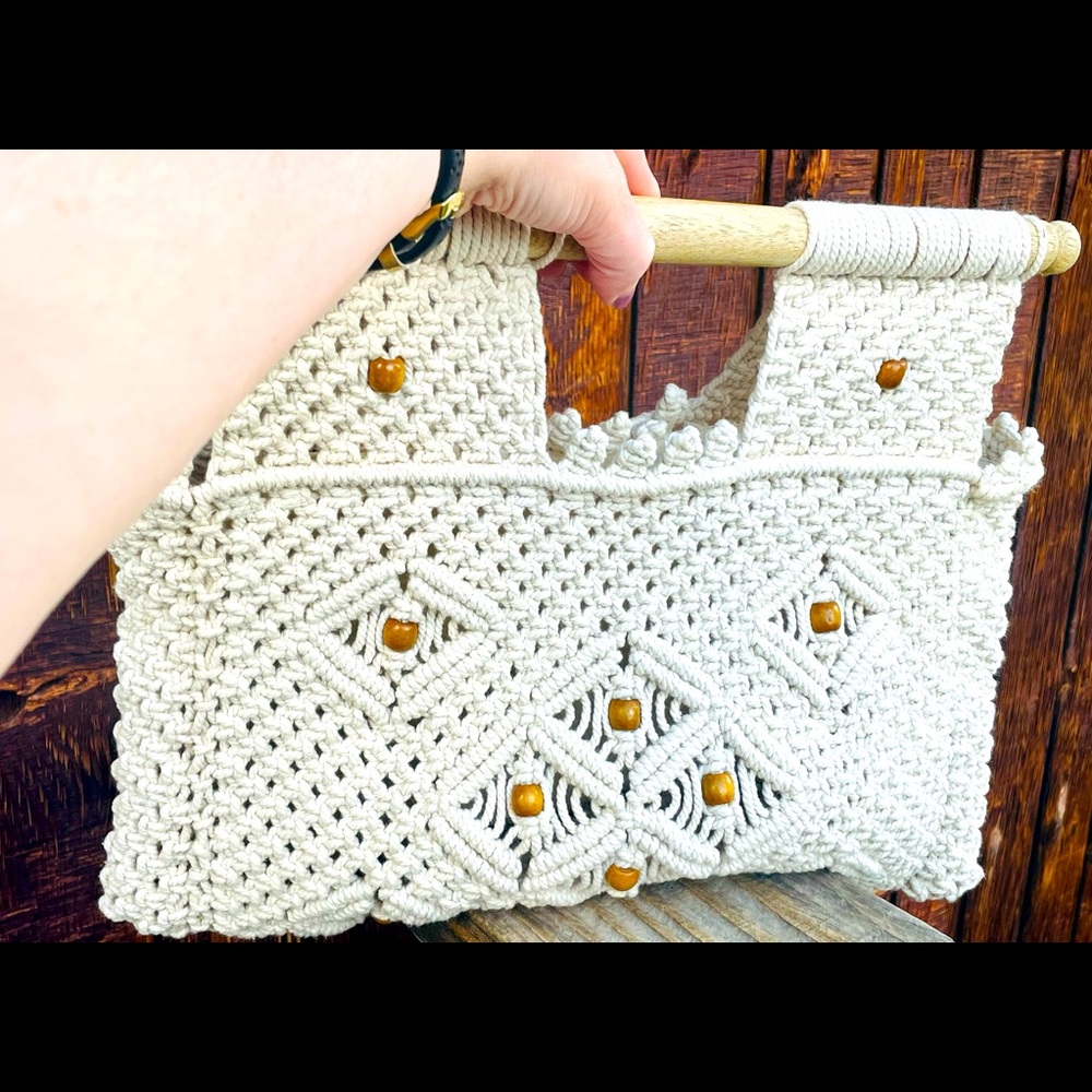 Virginia Wolf Sadie Macrame Bag - Picture 4 of 7